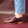 Antusu Gal vs Buck mere brogue burgundy 4