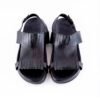 Antusu Gal vs Buck fringe sandal black 3