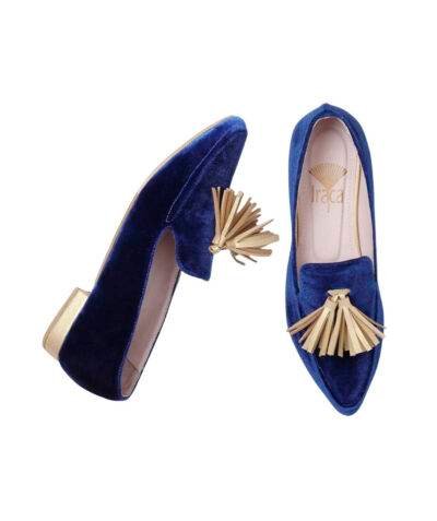 antusu iraca loafers loreta azul