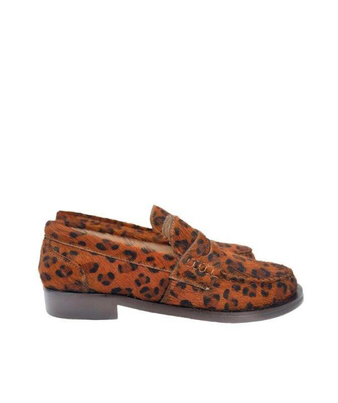 Antusu gal burly loafer leopard 1